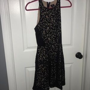 Black lace dress